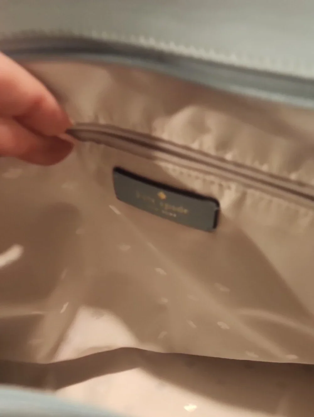 kate spade pastel mint daisy-print tote